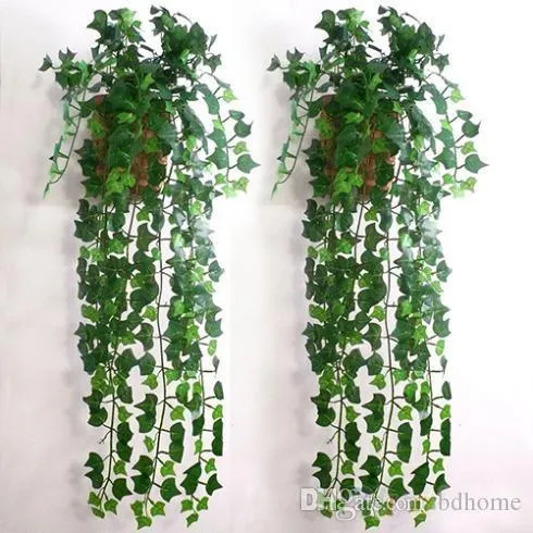 Wholesale-Hot Selling Artificial Ivy Leaf Garland Plants Vine Fake Foliage Flowers Home Decor holiday decorations now