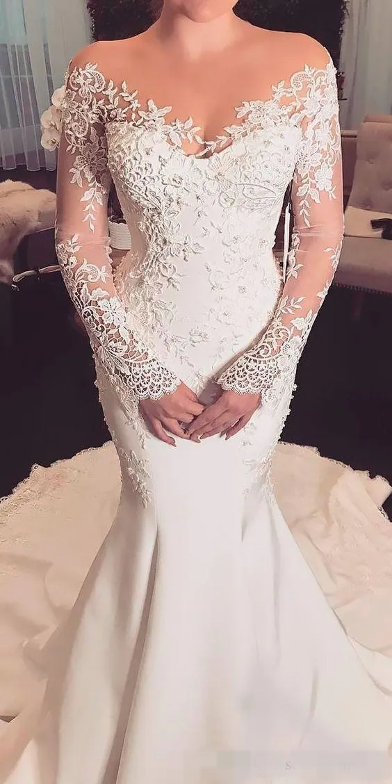 Strapless Elegant Appliques Wedding Dresses, Modest 2020 Bridal Gowns Strapless Elegant Appliques Wedding Dresses, Modest 2020 Bridal Gowns