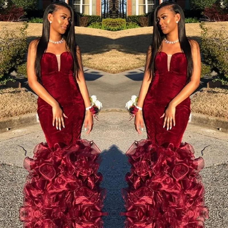 red sequin mermaid prom dress Red Mermaid Sweetheart Neck Sequins Long Prom Dresses, Red / 6
