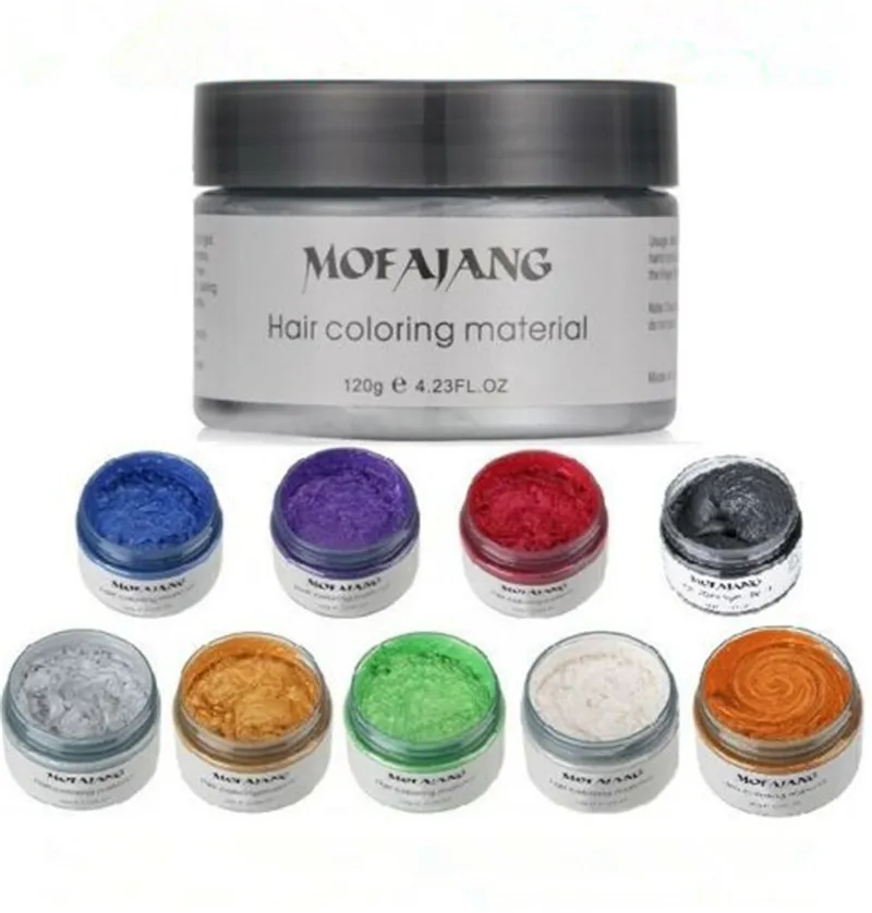Mofajang Hair Color Wax For Hair Styling Mofajang Pomade Strong Style