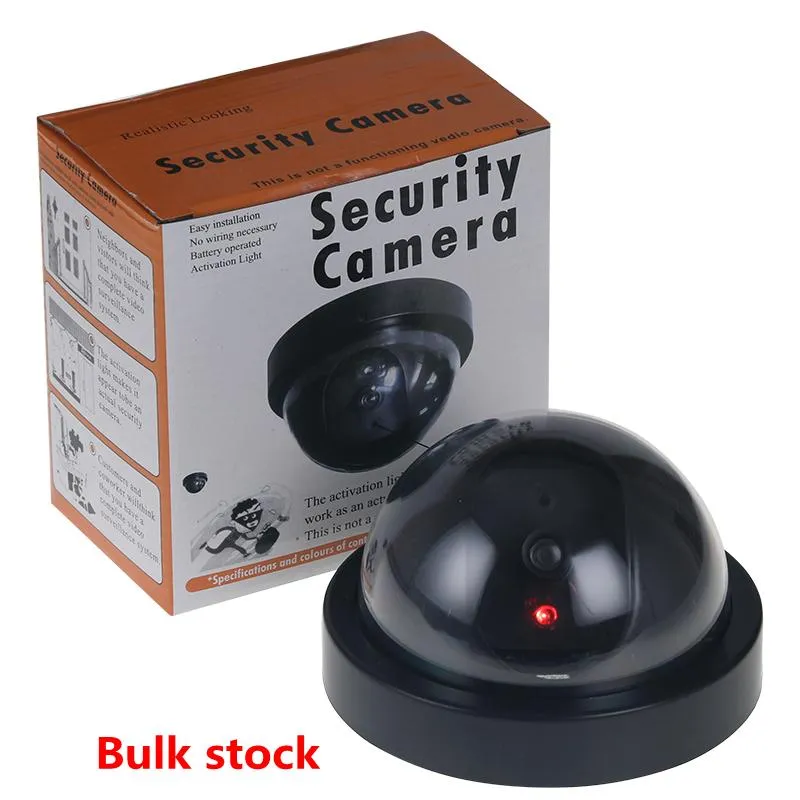 Groothandel-2017 Home Security Fake Simulated Video Surveillance Indoor Outdoor Dummy LED Dome Camera Signaal Generator Elektrische Heet 66 Nieuw