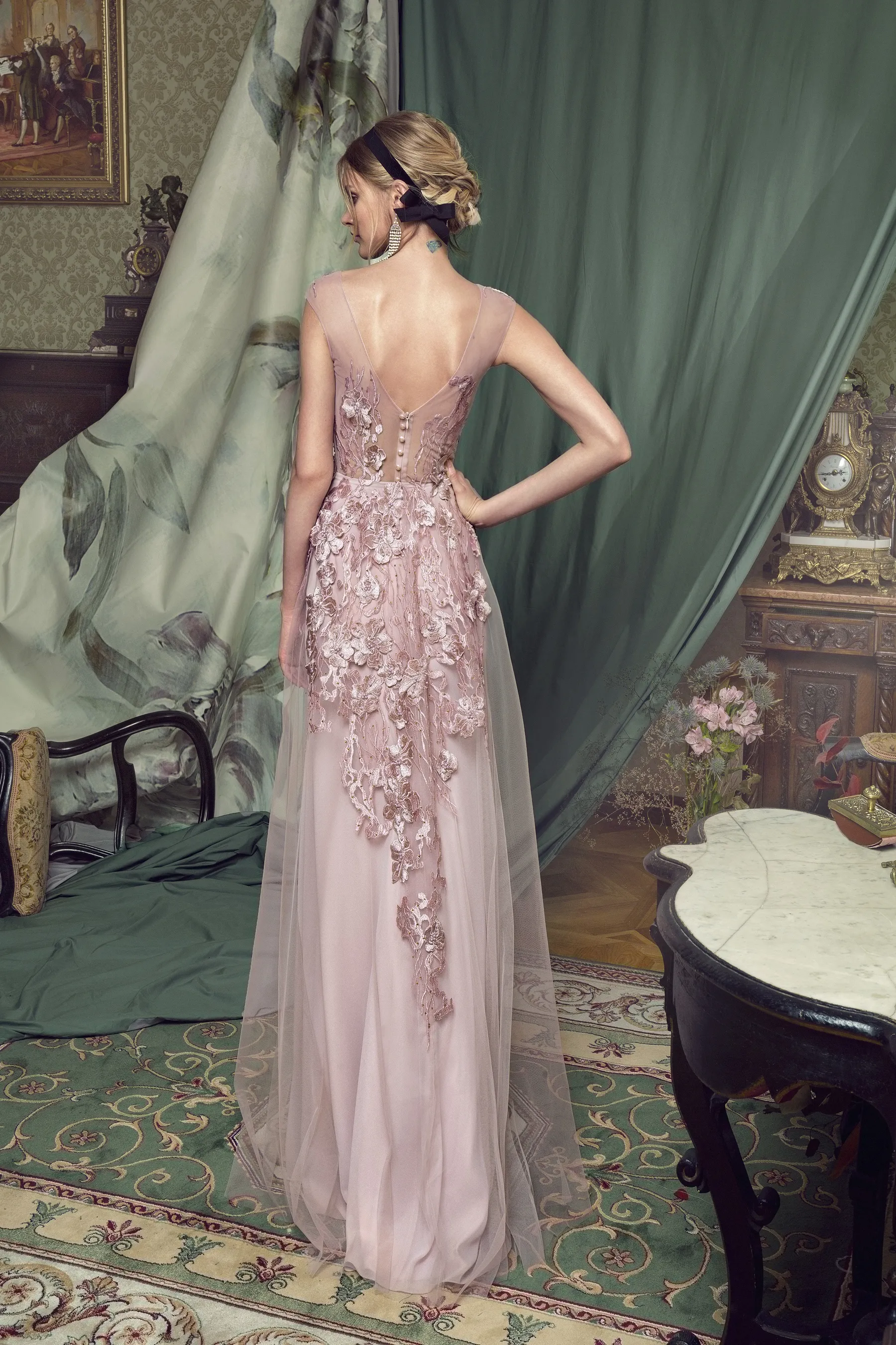 papilio evening dresses Sky Blue Tulle Evening Dress