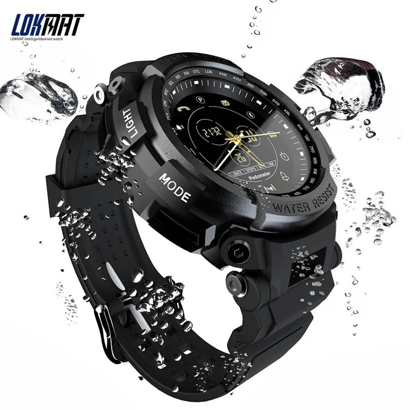 Reloj inteligente MK16 Reloj militar militar resistente para hombres y  mujeres Reloj de 12 mes LOKMAT Reloj inteligente