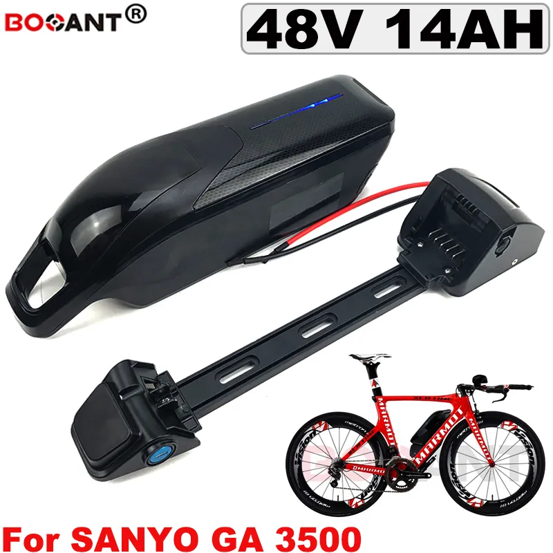 Meilleure batterie Lithium-ion Rechargeable 48 V 14AH pour vélo électrique Bafang BBSHD BBS02 800 W 1200 W batterie 13 S 48 V pour vélo électrique