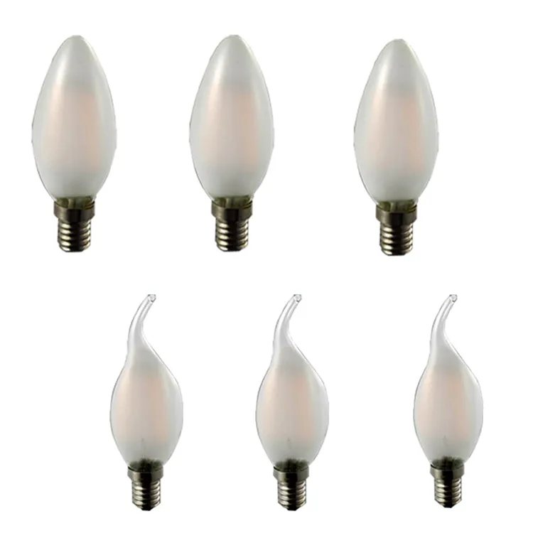 Candle Candle Luksbird Vintage świeca LED Filament żarówka B11 E12 3,5W ciepłe zimne białe