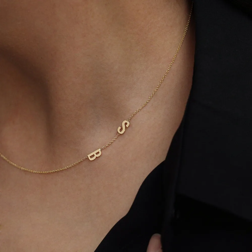 Initial custom necklace sales