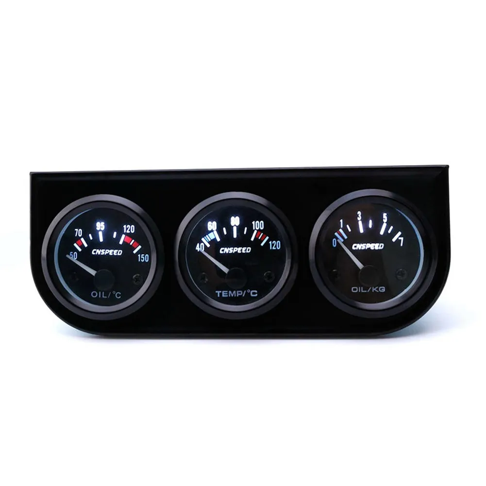 LED Mini Cooper Fuel Gauge Kit 2 52mm Water Temp, Oil Pressure, Volt