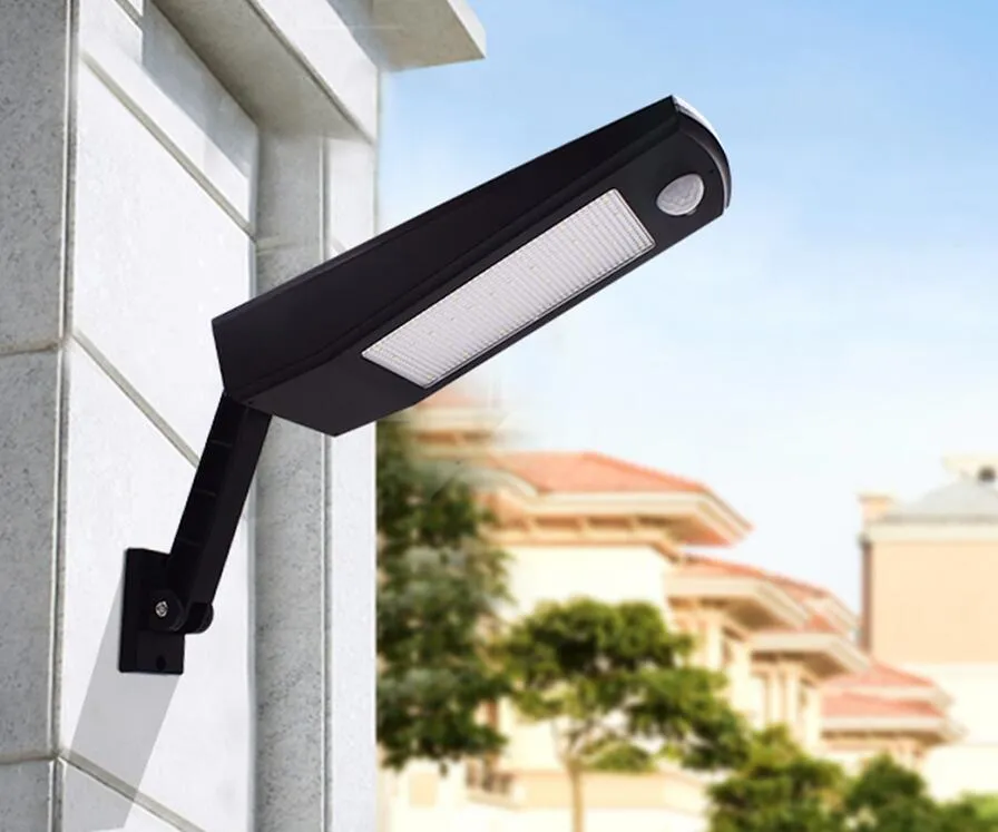 led Solar Street Lighting Outdoor Waterproof Motion Sensor Detector Sconces Lighting Garden Wall Lamp