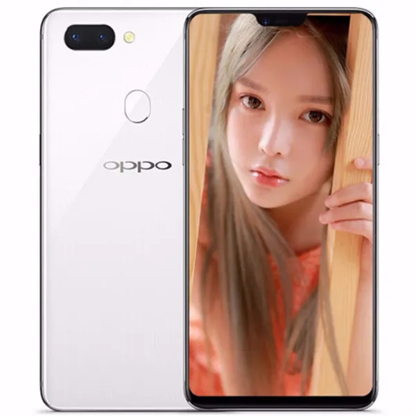 الأصلي OPPO R15 4G LTE الهاتف الخليوي 6 جيجابايت RAM 128GB ROM HLIO P60 Octa Core Android 6.28 "OLED ملء الشاشة 20.0MP OTG 3450MAH معرف بصمات الأصابع الهاتف الخليوي الذكية