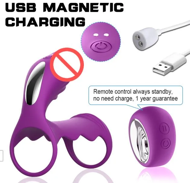 Remote Control Penis Sleeve Vibrating Ring Vibrator... From Huacheng01,  $15.75 | DHgate.Com