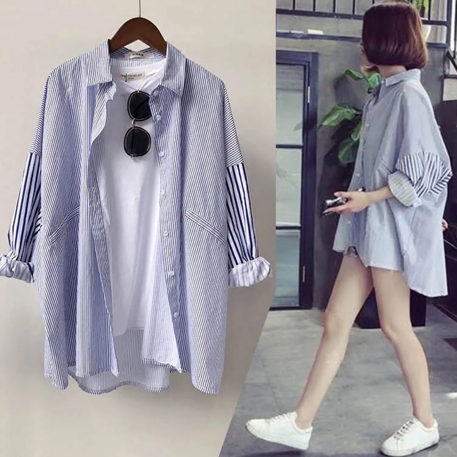 Camisas grandes sales mujer