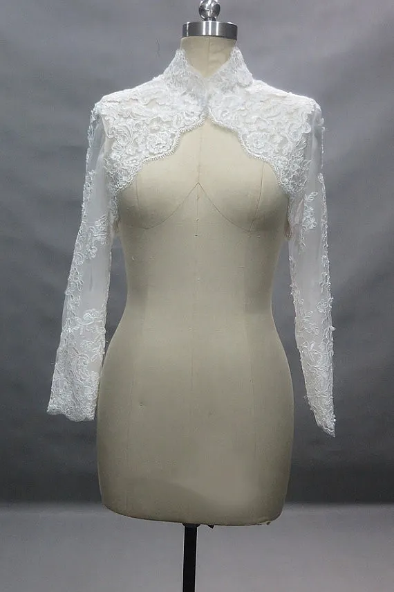 sachin and babi light blue dress Red Lace Bolero, Shrug, evening jacket, sleeve