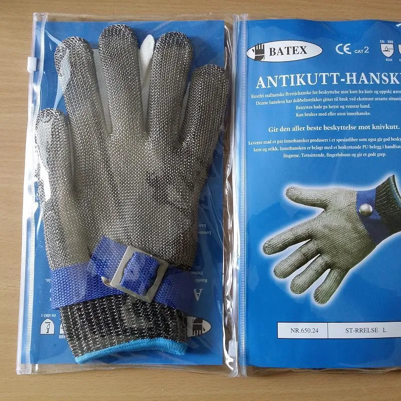 Stainless Steel Butcher Glove Safety Cut Proof And Stab Resistant With
