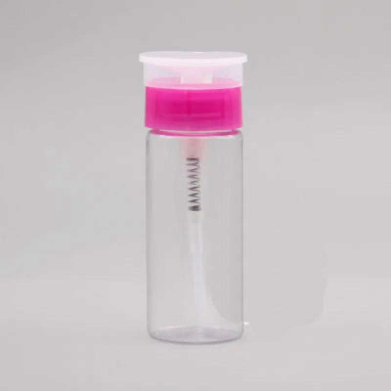 100ML Nail Art Mini Pump Dispenser Empty Bottle Acrylic Gel Polish Remover Cleaner Liquid Container Storage Small Pressure bottle