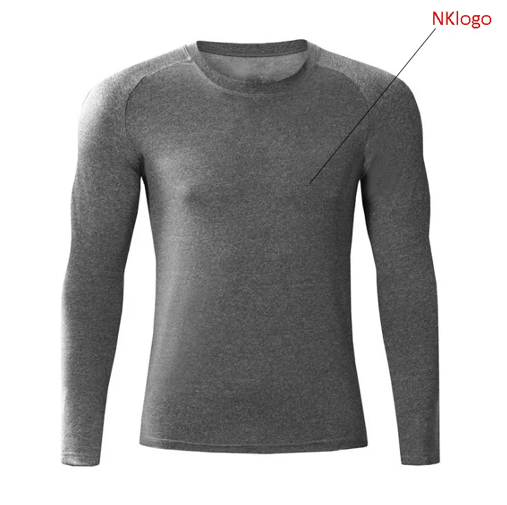 HOT 2020 Autumn Winter long sleeve Skinny Sport Combat tights basketball football training jogging Running GYM Pro stretch t shirts men