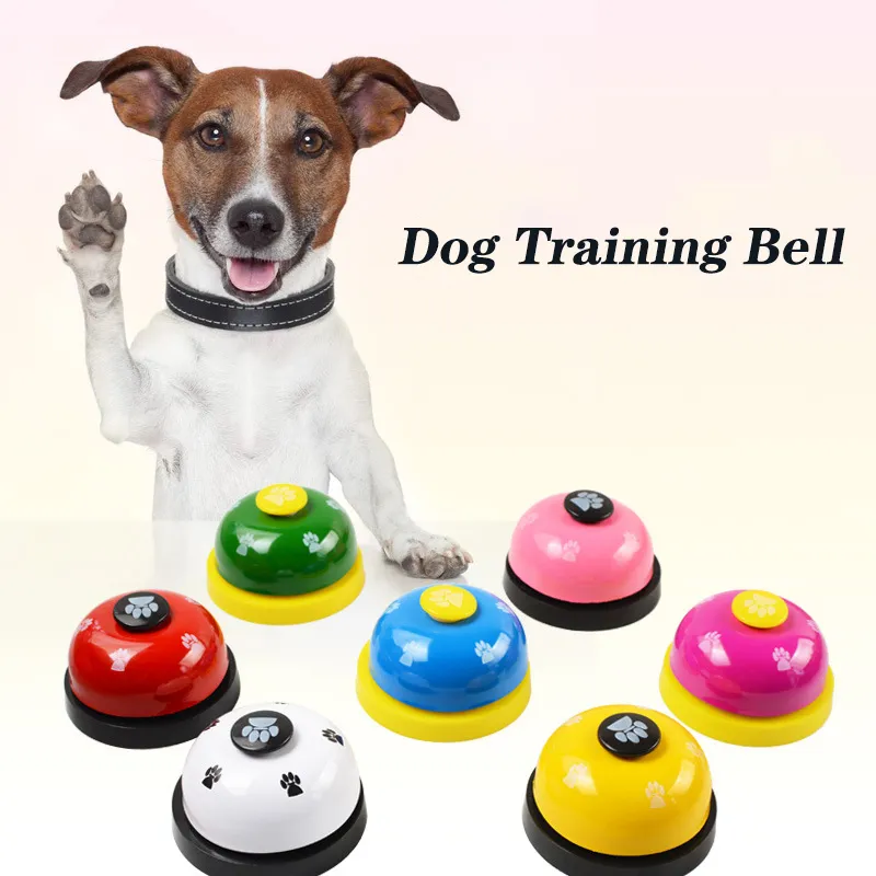 犬の訓練ベルのトイレトレーニング犬のための犬の子犬のドアベル犬の訓練機器のおかしいペットコールの鐘の夕食