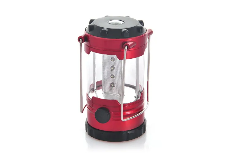 Draagbare lantaarns Camping Lantern Outdoor Wandel Licht 12 LED Tent Noodlamp met Compass