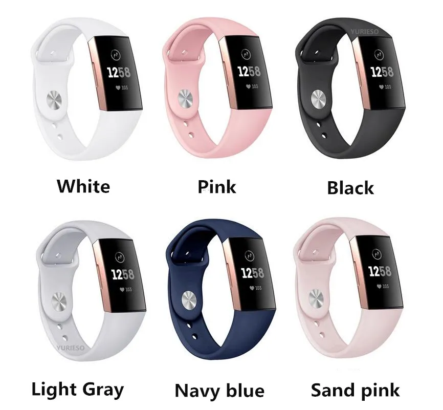 Nouveau 2019 Bracelet pour Fitbit Charge 3 bandes Bracelet de montre de remplacement pour Fitbit Charge 3 accessoires de montre intelligente