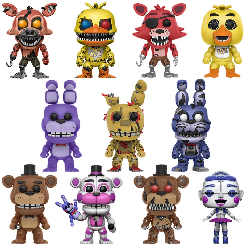 FAN ART, ANIME VERSION of Bonnie, Freddy, Chica and Foxy: Characters of  Five Nights ar Freddy's (FNaF)