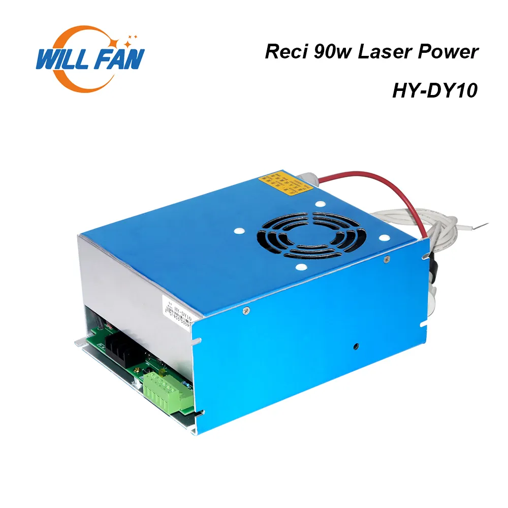 Will Fan 80W DY10 Co2 Laser Alimentation 110v 220v Pour RECI W2/Z1/S1 Co2 Laser Tube Et Gravure Machine De Découpe Série DY