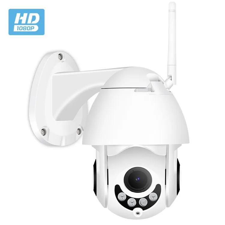Hot Motion Detection Outdoor Dome PTZ 1080P iOS Android Mobile Phone View Wifi IP Security CCTV P2P Camera Wireless Network