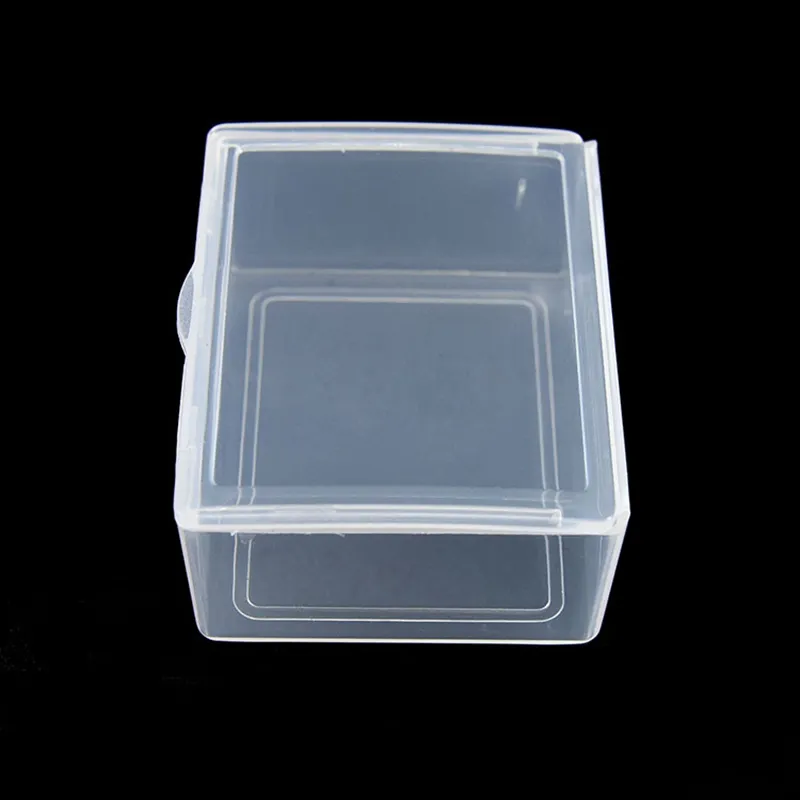 Transparent Plastic Plastic Earring Storage Box Small Coin Cases