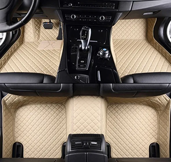 Custom made car floor mats for ford fiesta focus mk2 explorer kuga fusion ranger ecosport mondeo 4 car accessories Car mats