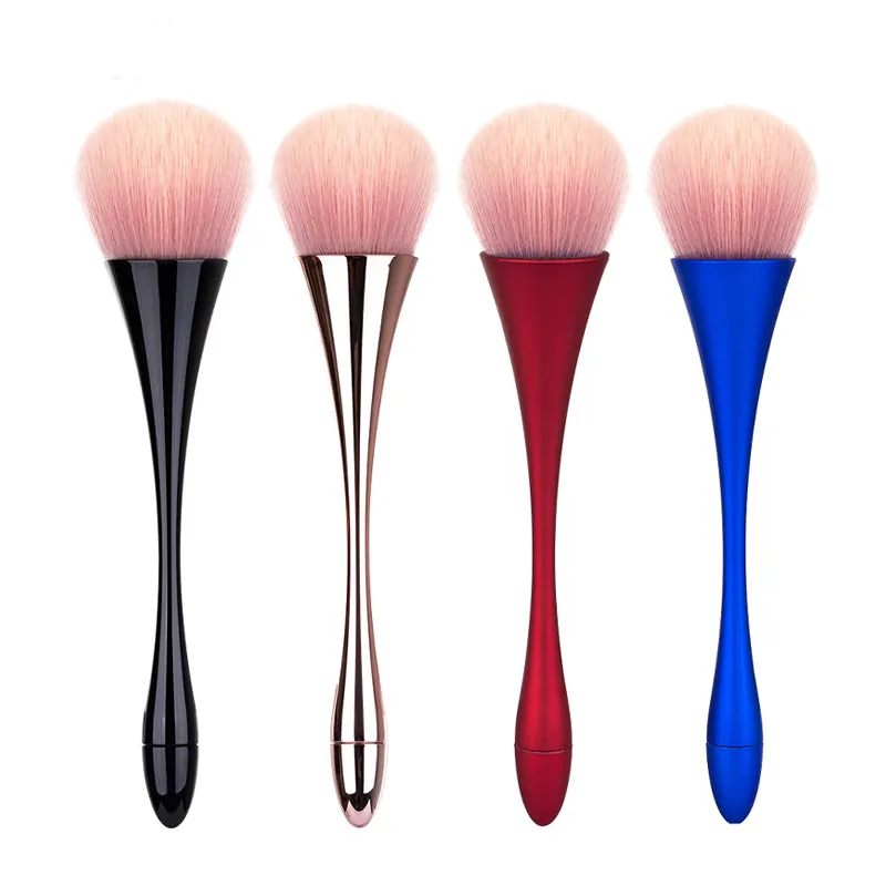 1pcs Stor storlek Makeup Brush Foundation Face Loose Powder Borstar Blusher Brush Slim Waist Make Up Borstar Kosmetik Brush Beauty Tool