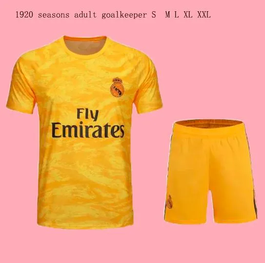 Maillot gardien de but personnalisable Adulte et Enfant - JAUNE à