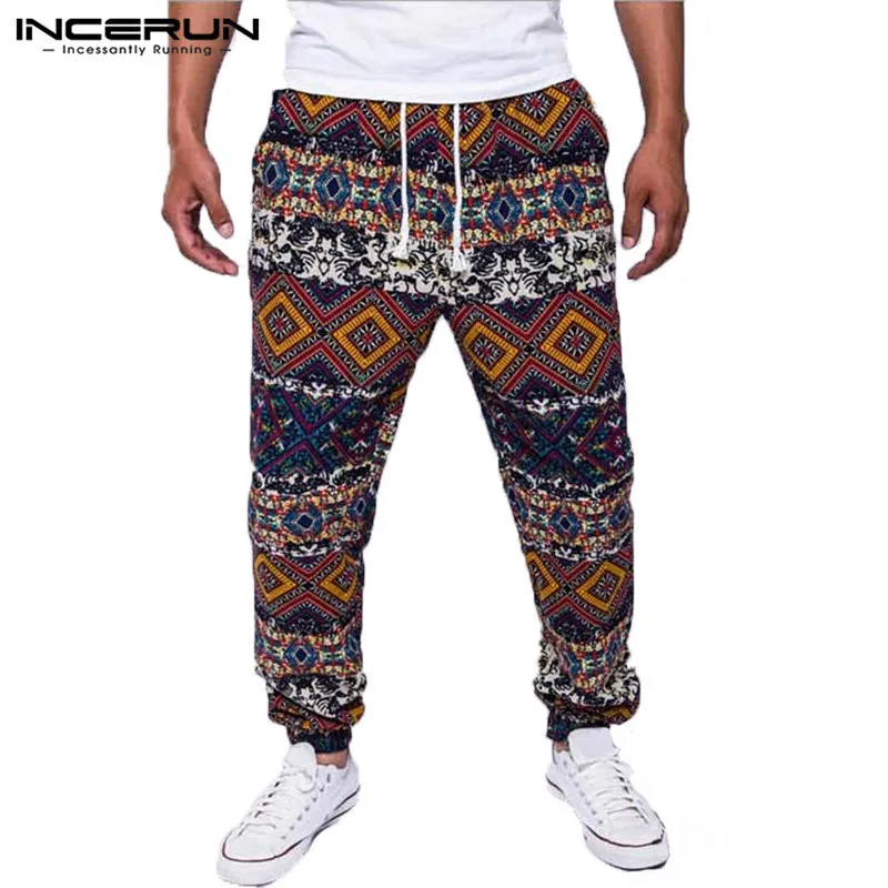 NOUVEAU 2019 Pantalon Hiphop Beach Hawaïen Pantalon Pour Homme Harem Baggy Lâche Fitness Pantalon De Survêtement Elast Taille Casual Jambe Large Danse Y19060601