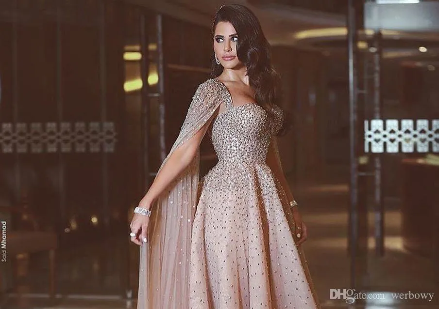 Arabic Champagne A-Line Prom reception dress for Women with Elegant Beadings and Sequins - Eline Formal Party Robe for Women (BA7360 9P17) Arabic Champagne A-Line Prom reception dress for Women with Elegant Beadings and Sequins - Eline Formal Party Robe for Women (BA7360 9P17)