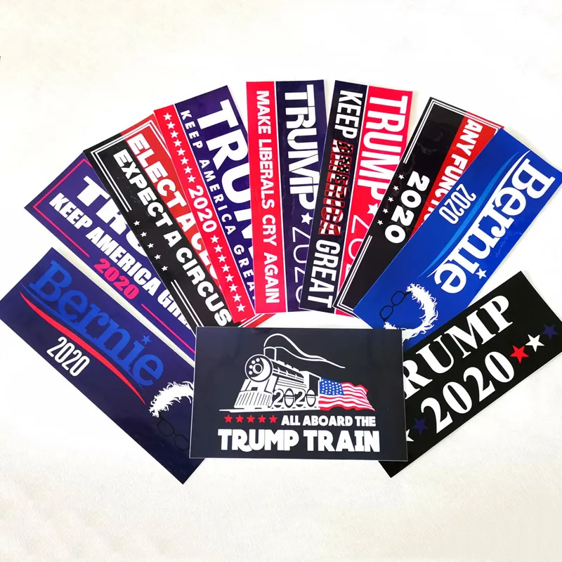 Donald Trump 2020 Car Sticker America President Election Sticker Fashion Exquisite Stickers Home Garden Waterproof Stickers VT0428