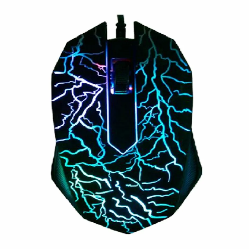 Nuovo topi Gaming Mouse Professional Wired 3D Mause 2700DPI con Multi Colors Changing LED Ergonomics Design Networking Input di Networking per il Gamer per PC per laptop per computer