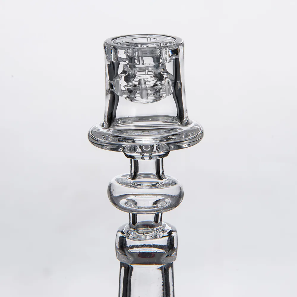 Diamond Knot Enail Quartz Electric Nails Frosted Joint 19.5mm Skål för 20mm Spole Elegant Design Domb Rig 523
