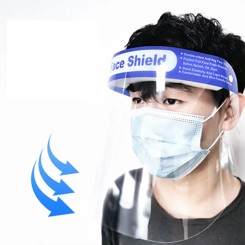 Masque complet de protection transparent Anti-buée Splash Masque complet anti-éclaboussures d'huile Protect Shield Masque de sécurité anti-UV anti-choc Masques de fête