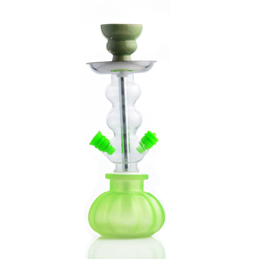 BONG TUBO ACQUA NARGHILÈ VERDE ALTO 12" Pollici Acrilico Design - Foto 8