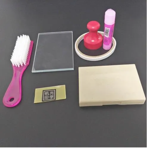Wholesale DIY Rubber Stamp Identifier Maker Kit With Photopolymer