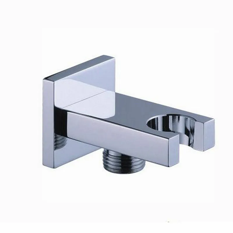 Brass Wall Mounted Hand Held Shower Holder Shower Bracket & Hose Connector Wall Elbow Unit Spout Water Inlet Angle Valve221z