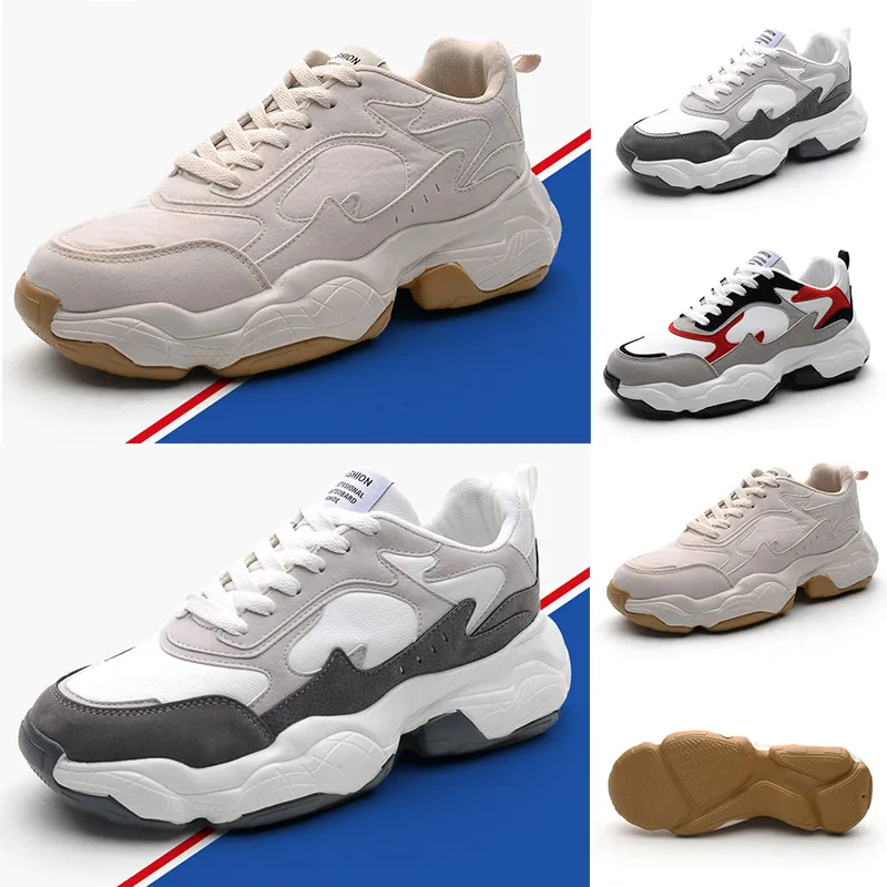 DesignerDrop Shipping New White Fashion Black Brown Red Low Cut Brown Men Casual Shoes Confortável Old Dad Shoes Women Men Shoe Sports Sneakers 39-4456