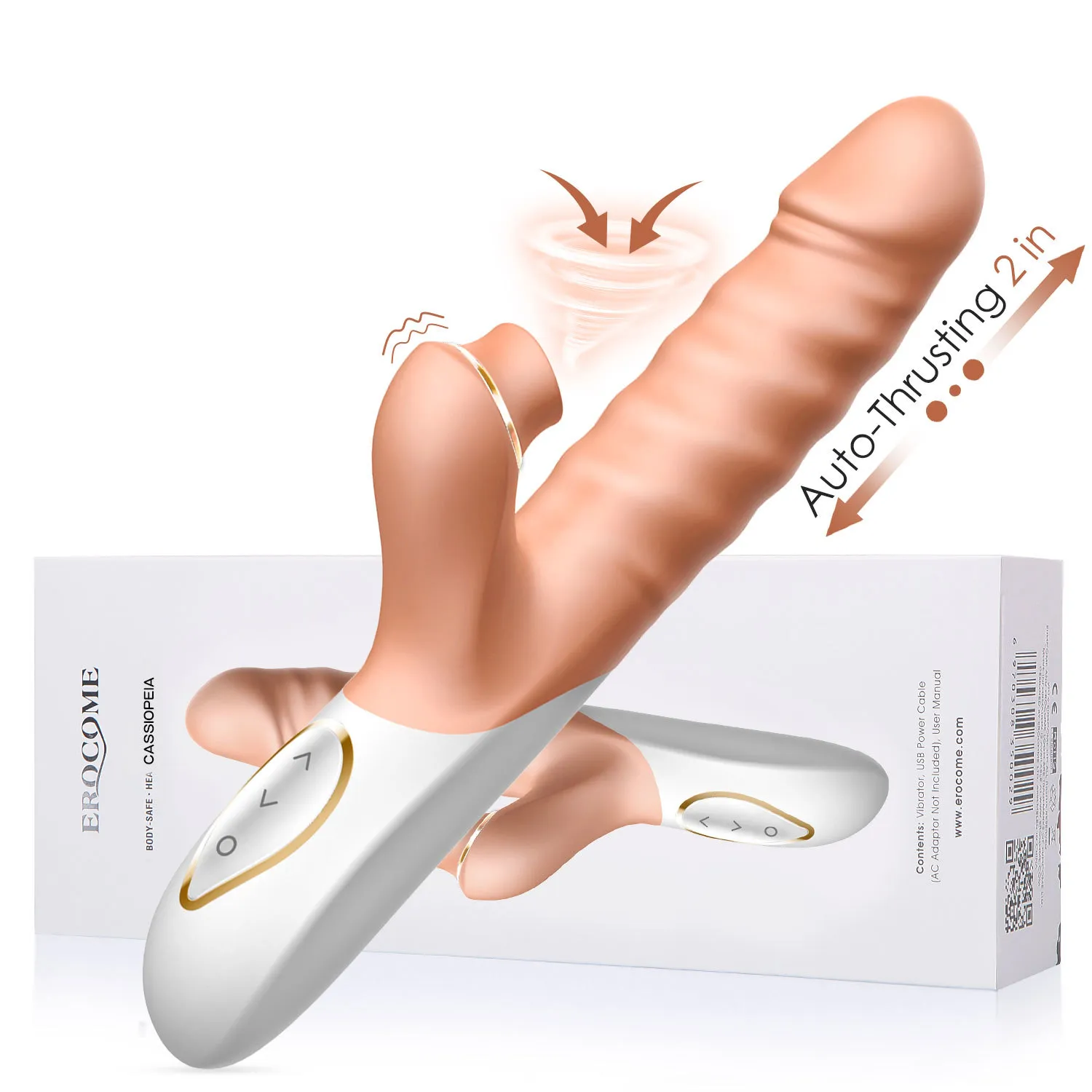Thrusting Dildo Vibrator for Women with 3 Thrusting and 10 Sucking Modes,  Medical Silicone Body Massager, USB Magnetic Quick Charger, Waterproof from  Dhgate Vibrators