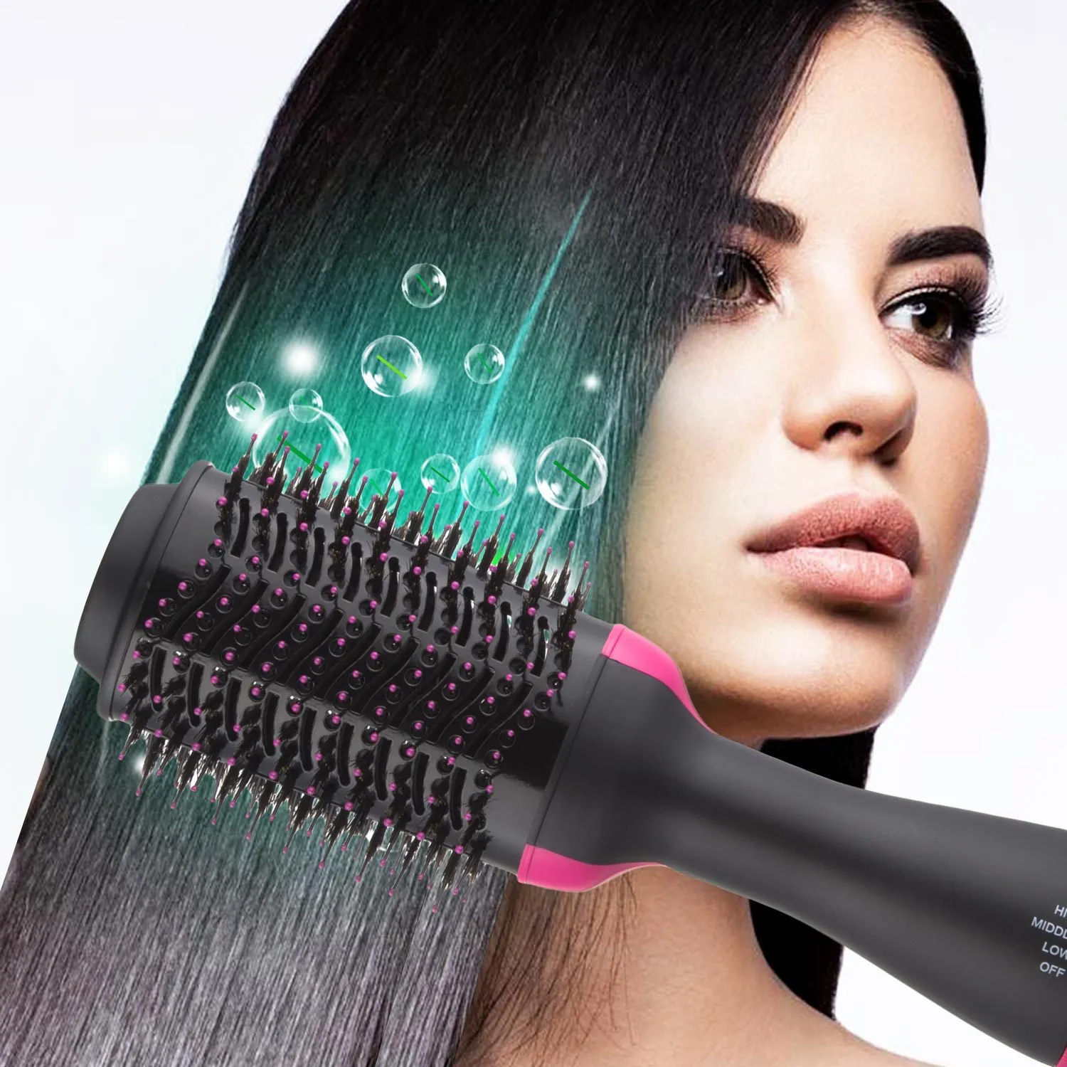 Hot Air Hair Brush One Step 2 In 1 Hair Dryer & Styler &Volumizer Multi