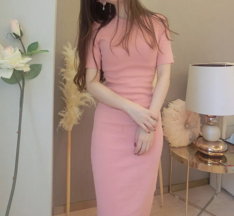 Beautiful Crying! Super Trim Body Gentle Immortal Retro Sexy Tight Ass Lady Dress From