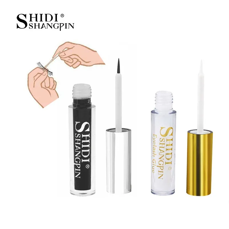 Shidishangpin 1 pz Colla ciglia 5ml colla di ciglia trasparente ciglia nere colla di visone ciglia colleghi strumenti cosmetici primer per ciglia