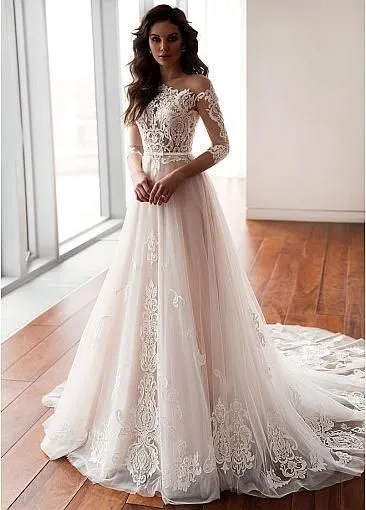Empire Waist Bridal Dresses, Long Sleeve V Neck... From Lovemydress,  $122.78 | DHgate.Com