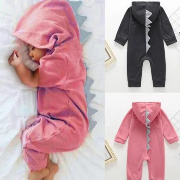 Cozy Winter Dinosaur Conjoined Pajamas For Girls Candy Color