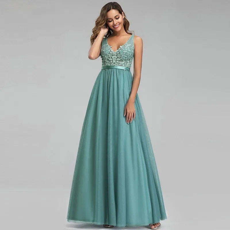aqua blue australia dress Aqua Blue Ruffle Midi Dress for Women main image 1