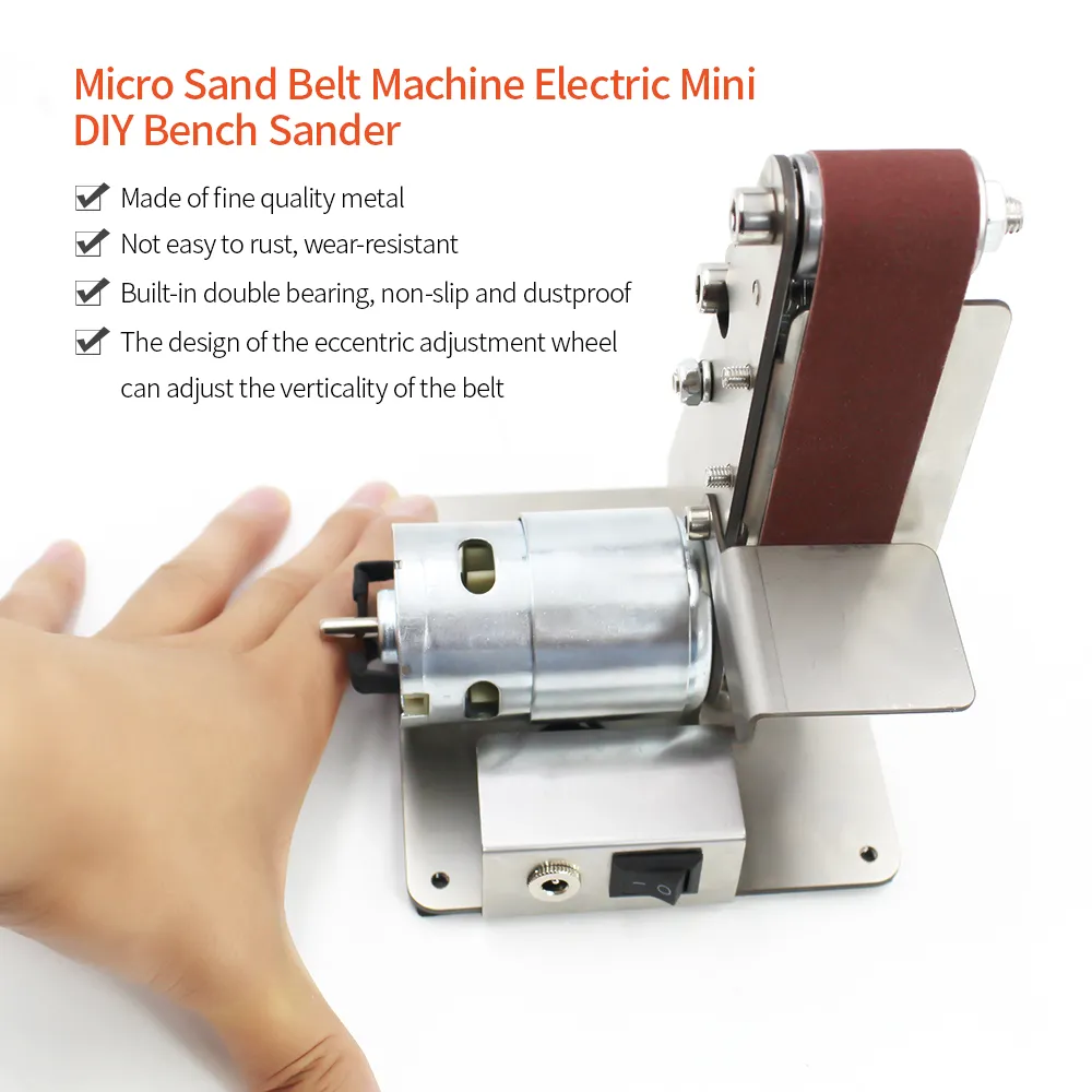 Professional Mini Vertical Belt Sander Machine Electric DIY