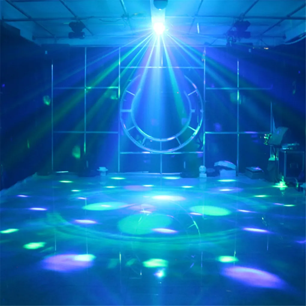 AUCD DMX 512 Digital RGBW 1W LED Flor Cristal Bola Mágica Luz Discoteca DJ Club KTV Show de Festas Iluminação de Palco em Casa LE-MB3281c