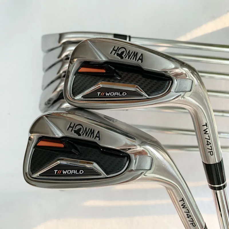 Neue Golfclubs HONMA TW747p Clubs Eisen 4-11SW Golfeisen Graphitwelle R oder S flex Golf Zusatz-freies Verschiffen