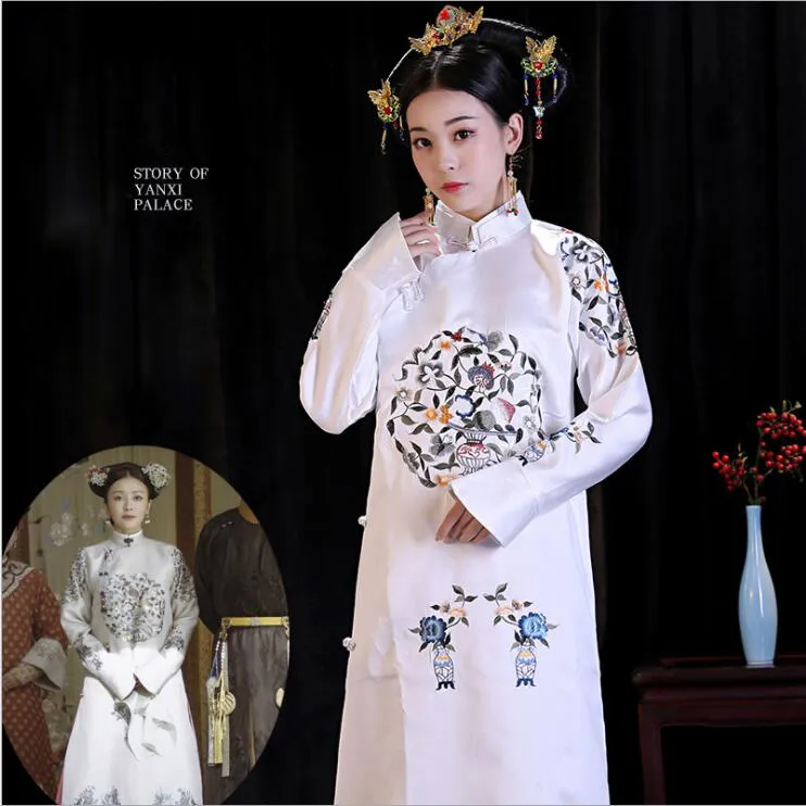 chinese princess dresses Amazon.com: Chinese Hanfu Dress for Women Antique Fairy Fluttering Cloud Shoulder Embroidered Princess Dresses Traditional Hanfu for Women(A-Off white,Small): Clothing, Shoes & Jewelry